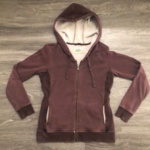 UGG Washed Fleece Hoodie Full Zip
